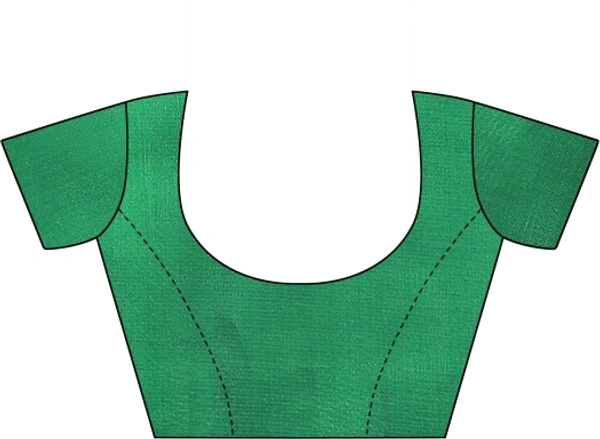Fashion Art Silk Saree (Green & Pink)