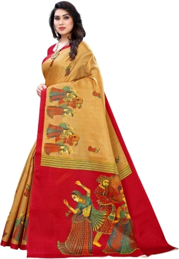 Fashion Art Silk Saree (Multicolor)
