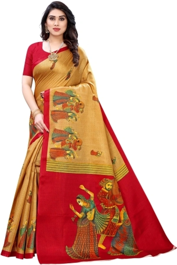 Fashion Art Silk Saree (Multicolor)