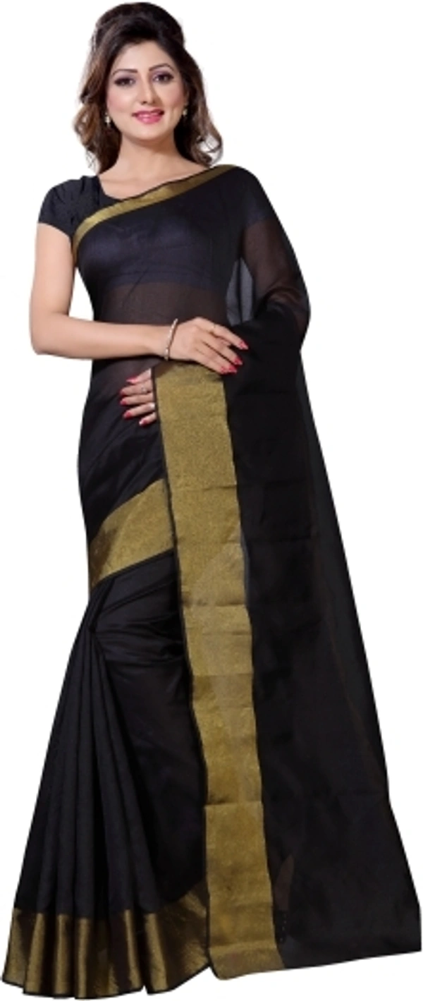 Synthetics Solid/Plain Bollywood Pure Silk Saree