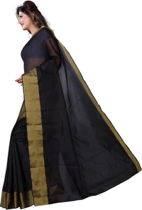 Synthetics Solid/Plain Bollywood Pure Silk Saree