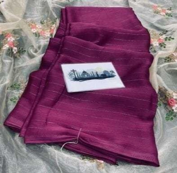 Bollywood Chiffon Saree - Purple