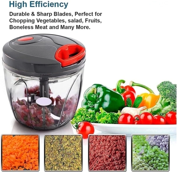 Handy mini chopper Vegetable & Fruit Chopper Black 1000ml Vegetable & Fruit Chopper - Dorado