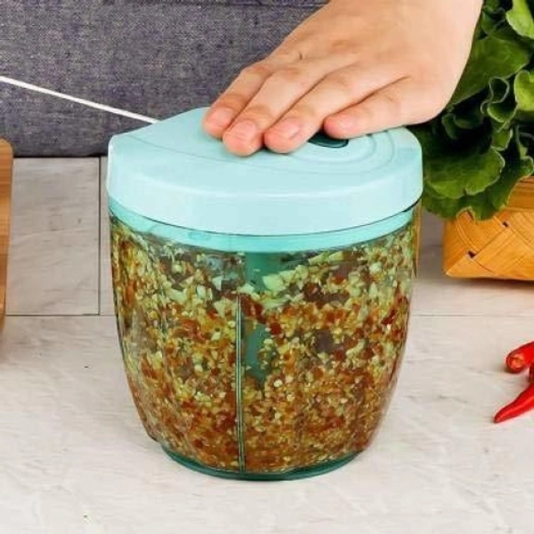 Handy mini chopper Vegetable & Fruit Chopper Black 1000ml Vegetable & Fruit Chopper - Spray