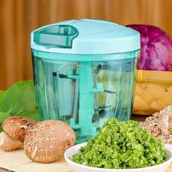 Handy mini chopper Vegetable & Fruit Chopper Black 1000ml Vegetable & Fruit Chopper - Spray