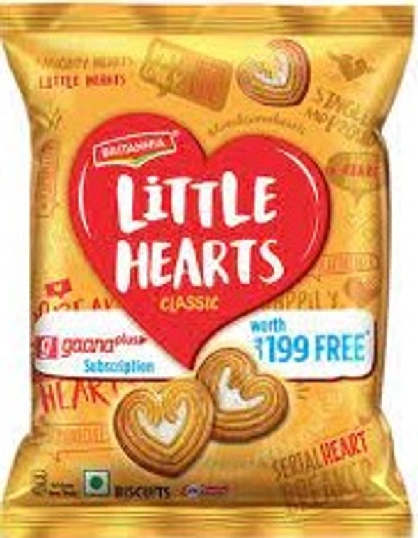 Britania little Hearts Classic Biscuits 26 gm