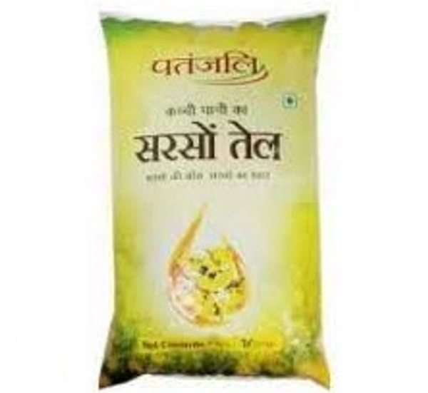 Patanjali Mustard Oil Pouch 1 Ltr