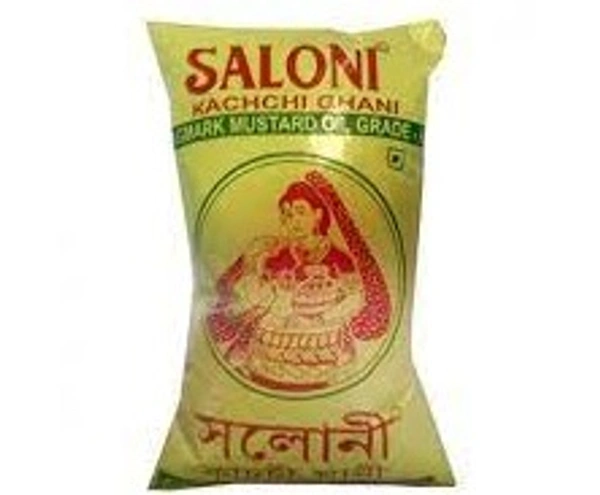 Saloni Kachchi Ghani Mustard Oil 1 Ltr