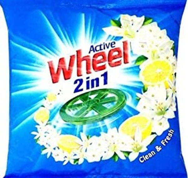 Jutti  Ghar Wheel Active 2 in 1 Detergent Powder 500 gm