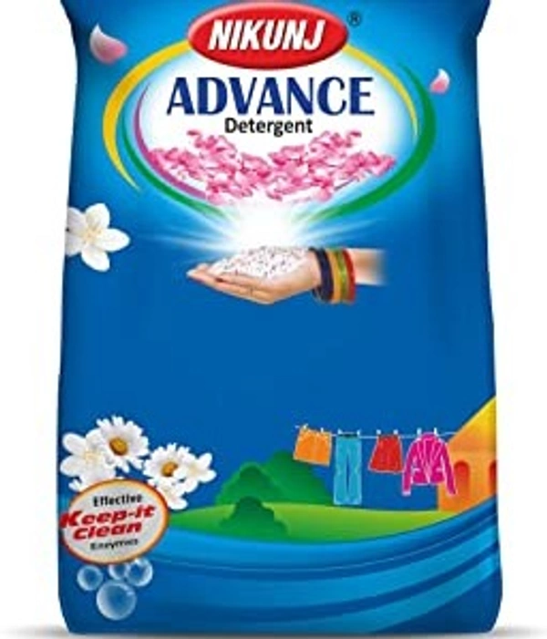 Nikunj Advance Detergent Powder 4 kg Budget Pack