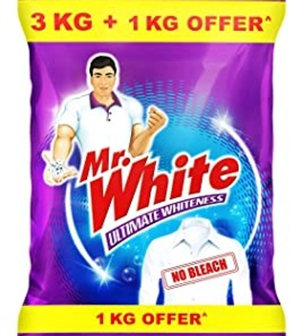 Mr. White Detergent Powder 4 kg