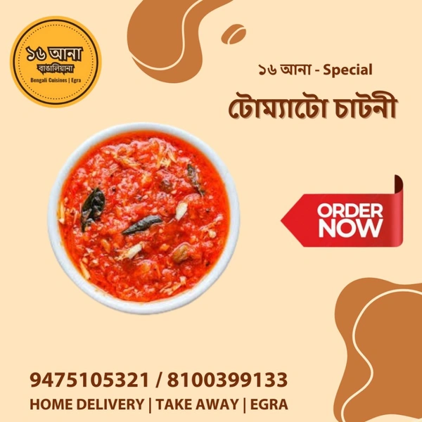 Veg টোম্যাটো চাটনী (Tomato Chatney)