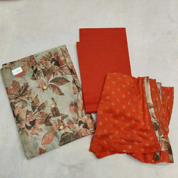 Designer Organza Dress Material