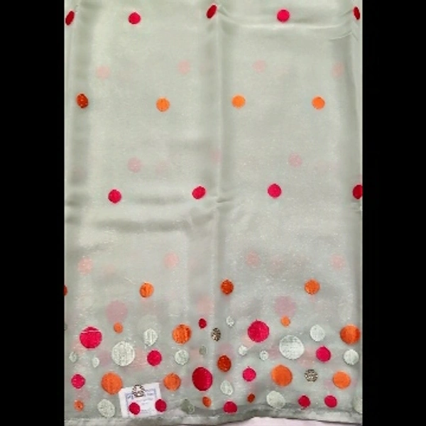 Designer Wear Saree... With Handmade Embroidery 🪡 Work💯💃🛒