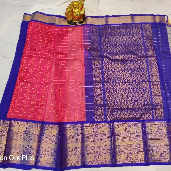 Pure Handloom Kuppadam Pattu Saree