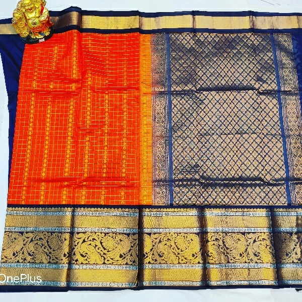 Pure Handloom Kuppadam Pattu Saree
