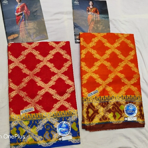 Fancy Wear Meena Cottons Sarees 