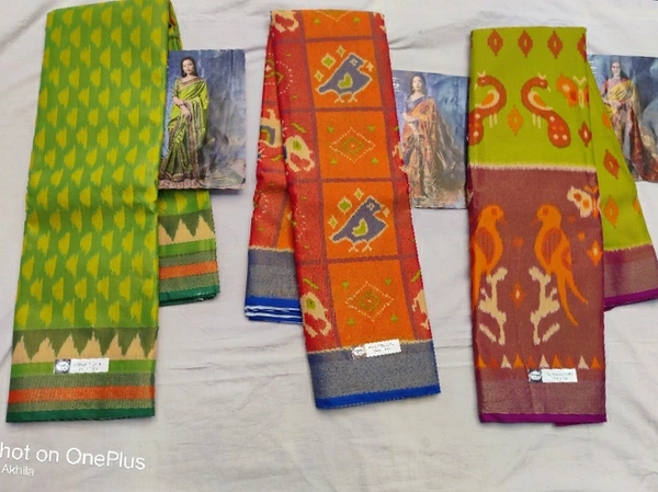 Ikkat Model Meena Cotton Sarees
