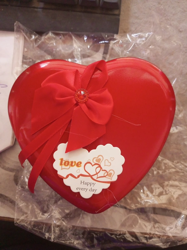Heart Love Pack With Taddy Bear - Red, 15 Cm