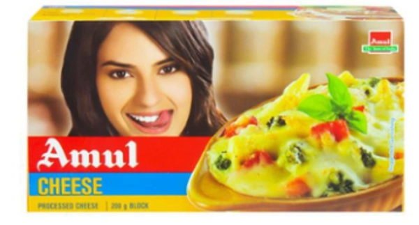 AMUL PROCESSED CHEESE - 200GM