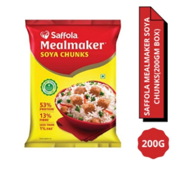 SAFFOLA  SOYA CHUNKS  - 200 GM