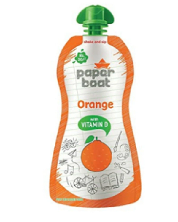 PAPER BOAT  ORANGE WITH VIT-D