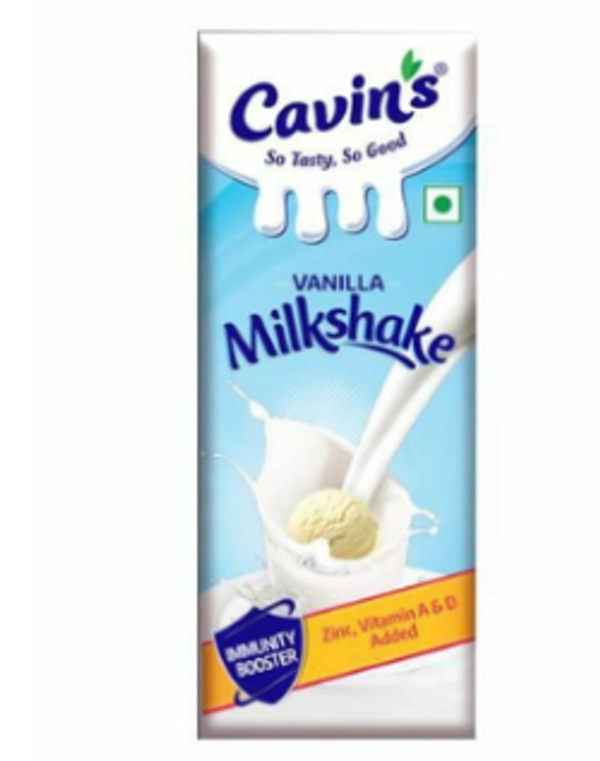 CAVINS  MILK SHAKE VANILLA  - 180 ML