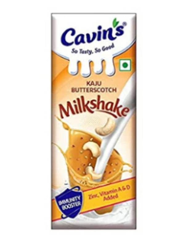 CAVINS  MILK SHAKE KAJU BUTTER SCOTCH  - 180 ML