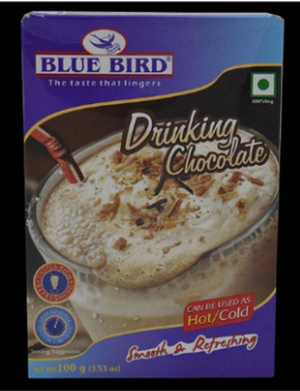 BLUE BIRD DRINKING CHOCOLATE - 100 GM