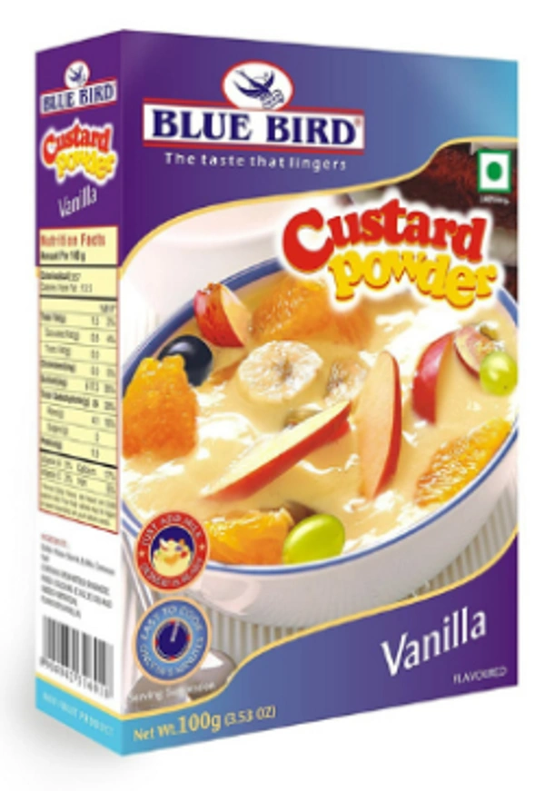 BLUE BIRD CUSTARD POWDER VANILLA - 100 GM