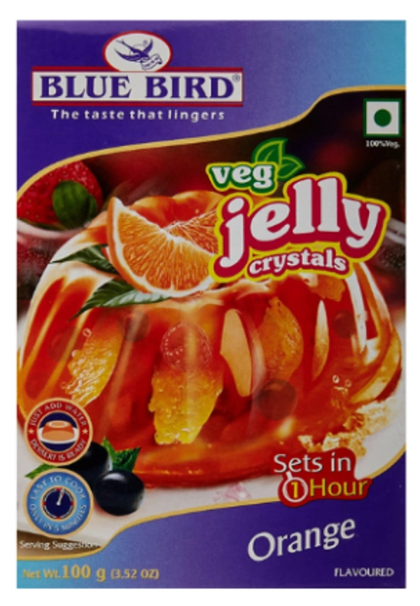 BLUE BIRD  JELLY ORANGE  - 100 GM