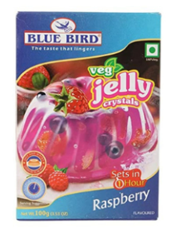 BLUE BIRD JELLY RASPBERRY - 100 GM
