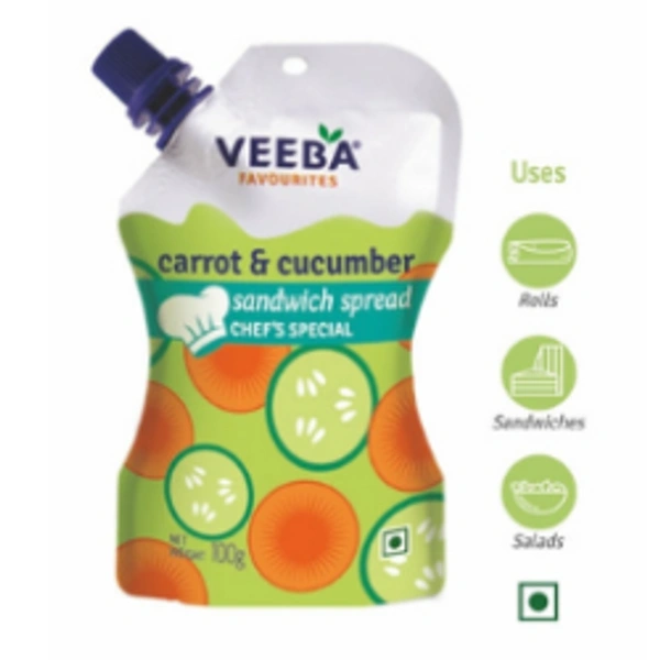 VEEBA CARROT & CUCUMBER SAND SHEF SPL - 100 GM