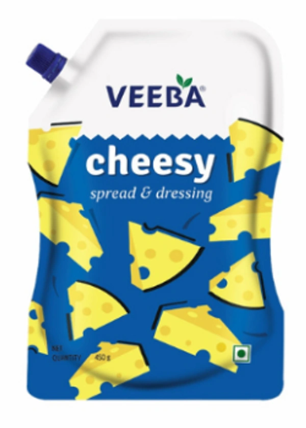 VEEBA CHEESY SPREAD & DREESING - 450 GM