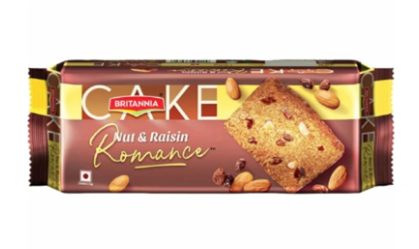 BRITANNIA CAKE NUT&RAISIN - 140 GM