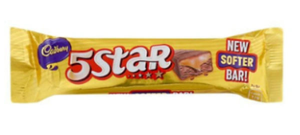 CADBURY 5 STAR CHEESY GIFTS  - 40 GM