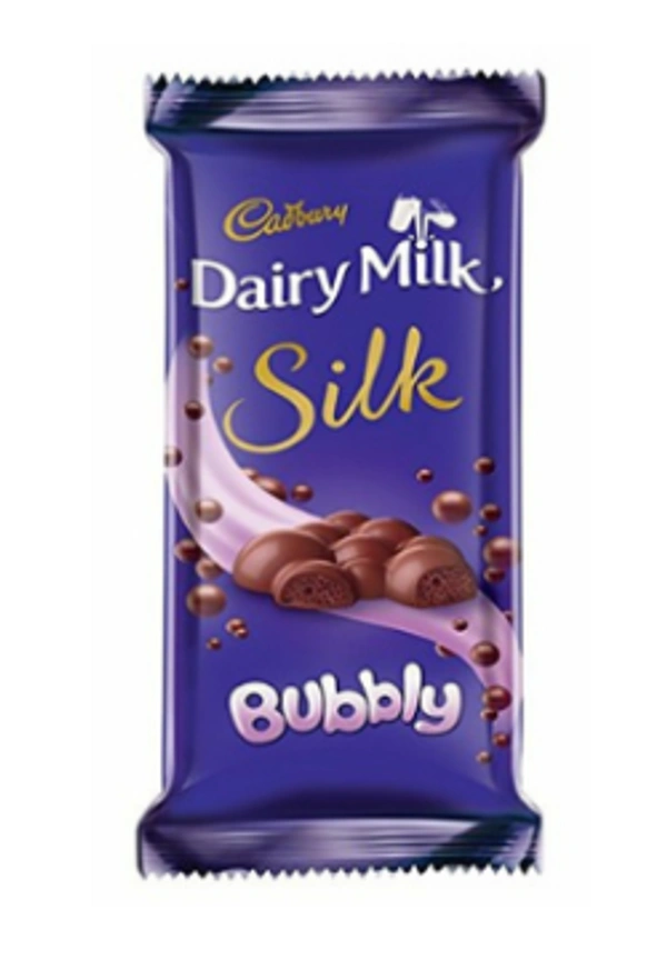 CADBURY  DAIRY MILK SILK BUBBLY  - 120 GM