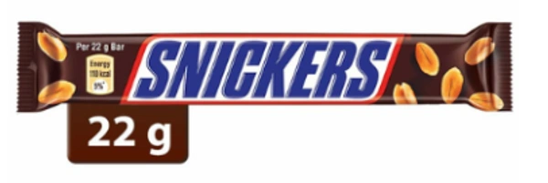 MARS SNICKERS CHOCOLATE  - 22 GM