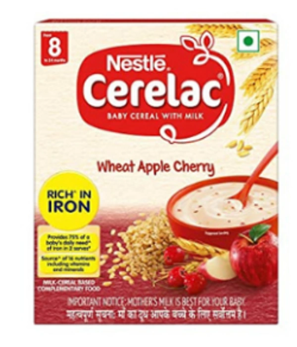 NESTLE  CERELAC WHEAT APPLE CHEERY  - 300 GM