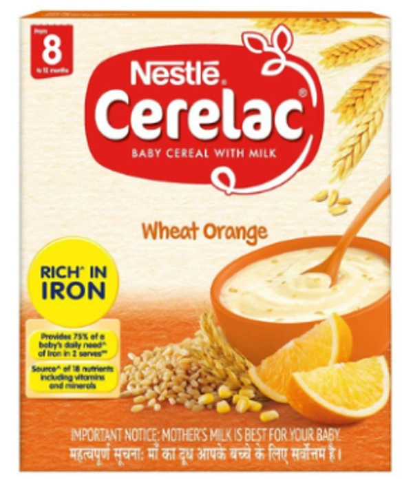NESTLE  CERELAC WHEAT ORANGE  - 300 GM