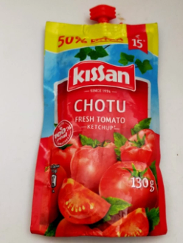 KISSAN CHOTU FRESH TOMATO KETCHUP - 130 GM