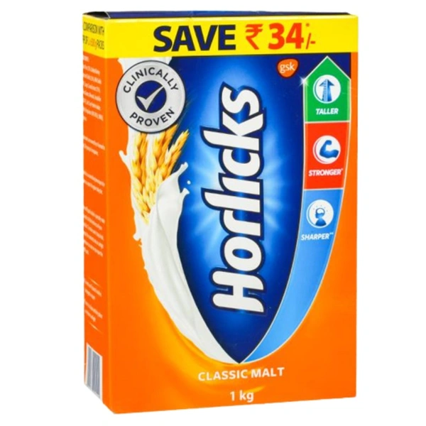 HORLICKS CLASSIC MALT  - 500 GM
