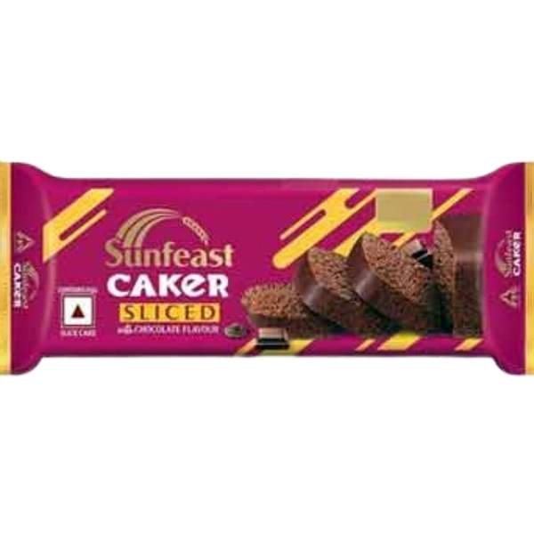 SUNFEAST CAKER SLICED CHOCO - 120 GM