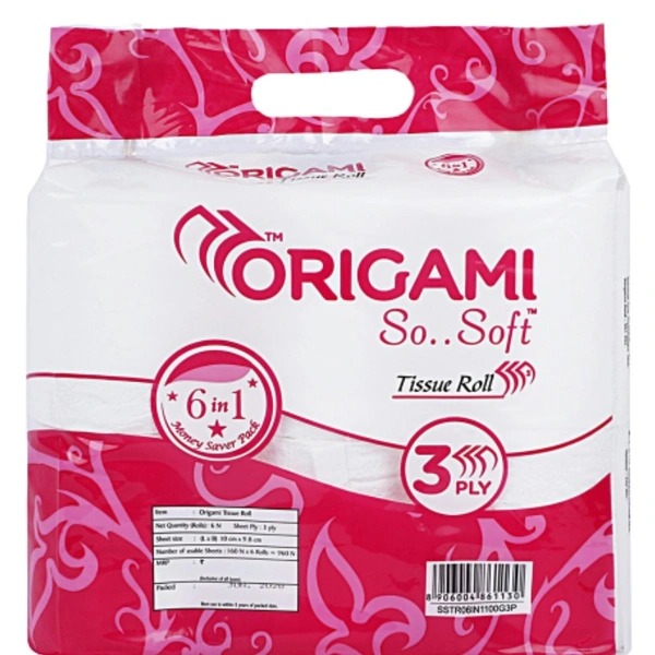 ORIGAMI TOILET ROLL 3PLY