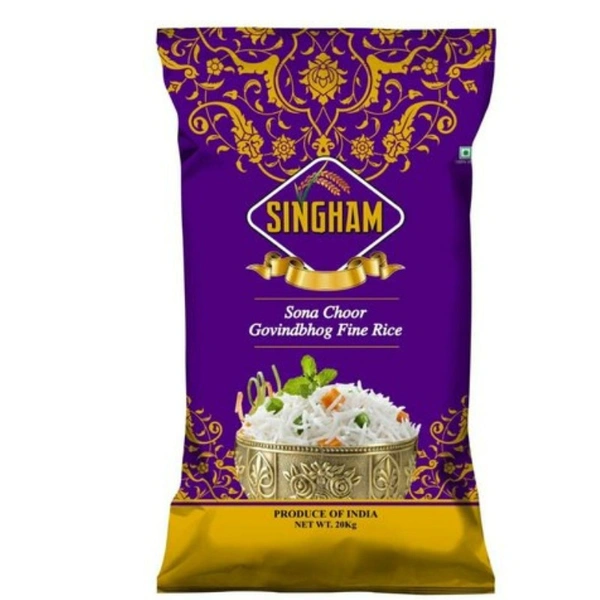 SINGHAM GOVIND BHOG SONACHUR RICE - 26 KG
