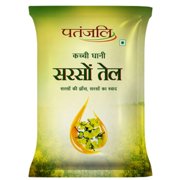 PATANJALI MUSTARD OIL POUCH - 1 L