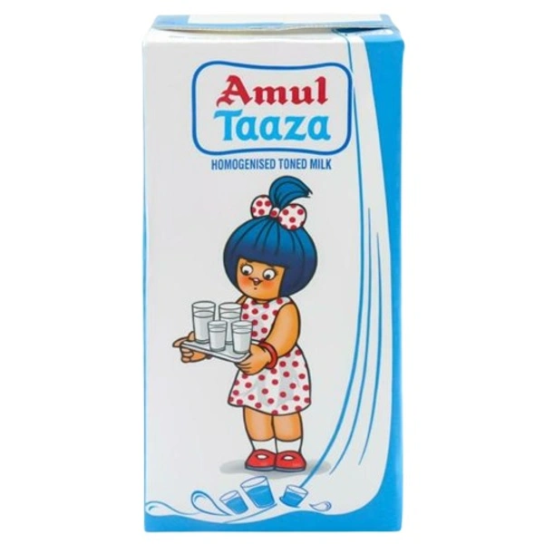 AMUL  TAAZA TONED MILK  - 1L
