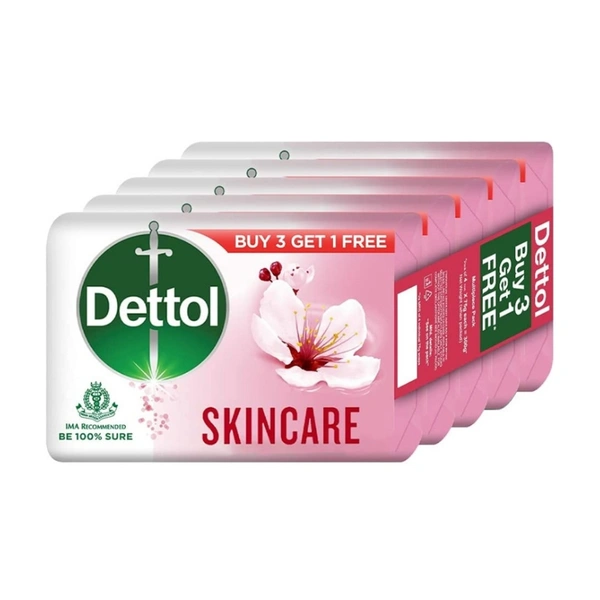 DETTOL  SKINCARE SOAP - 300 GM BUY 3 GET 1