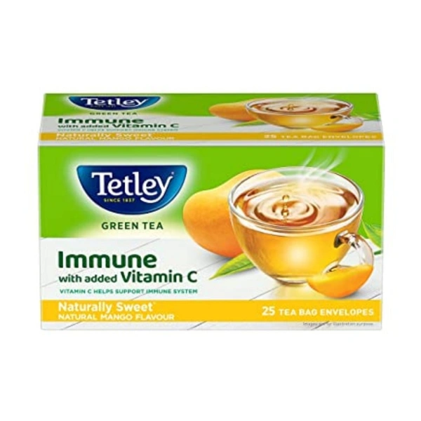 TATA TETLEY GREEN TEA MANGO FLAVOUR - 25 PCS