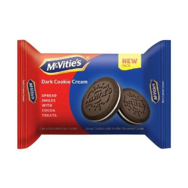 MCVITIES DARK COOKIES CREAM VANILLA - Rs.10
